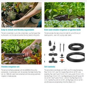 Gardena Start Set for raised beds/beds (35 plants) Garden Plus