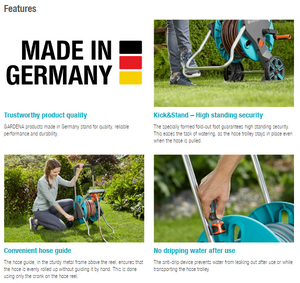 Gardena Hose Trolley CleverRoll M Easy Garden Plus
