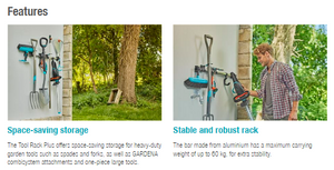 Gardena Tool Rack Plus Garden Plus