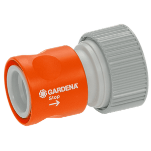 Gardena “Profi” Maxi-Flow System Waterstop Connector 19 mm (3/4") Garden Plus