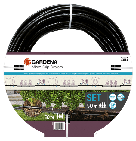 Gardena Micro-Drip-Irrigation Hedge/Bush Set (50 m) Garden Plus