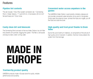 Gardena Starter Set Pipeline Garden Plus