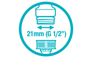 Gardena Tap Connector 21 mm (G 1/2") Garden Plus