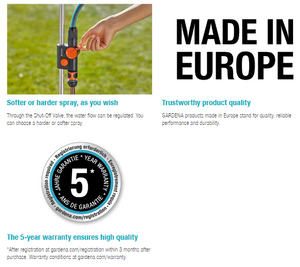 Gardena Garden Shower Trio Garden Plus