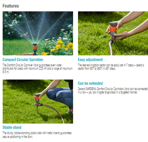 Gardena Comfort Circular Sprinkler Vario 1948 Garden Plus