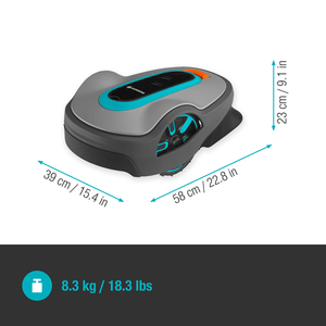 Gardena Robotic Mower SILENO life, 1,000 m² Garden Plus