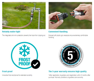 Gardena Premium Hose Connector 19 mm (3/4") Garden Plus