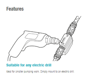 Gardena Electric Drill Pump Garden Plus