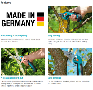 Gardena Gardeners' Folding Saw 200 P Garden Plus