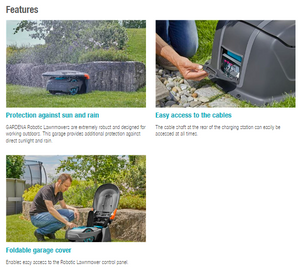 Gardena Garage for SILENO minimo / SILENO city / SILENO life Garden Plus