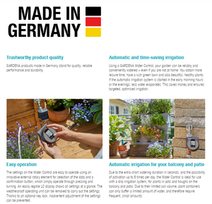 Gardena Water Control Flex Garden Plus