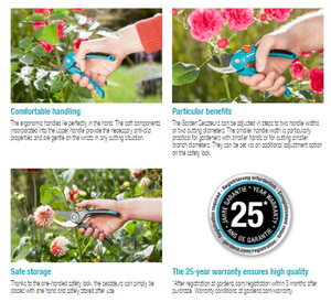 Gardena Garden Secateurs B/S-M Garden Plus