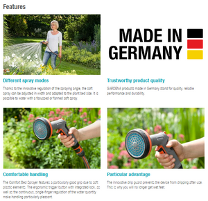 Gardena Comfort Bed Sprayer Garden Plus