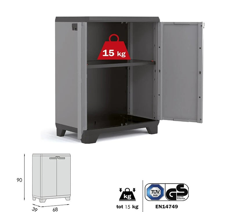 Keter Stilo Compact Shoe & Utility Cabinet