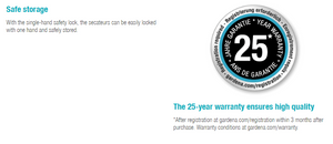 Gardena Garden Secateurs Garden Plus