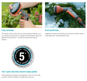 Gardena Comfort Bed Sprayer Garden Plus