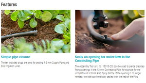 Gardena Plug 4.6 mm (3/16") Garden Plus