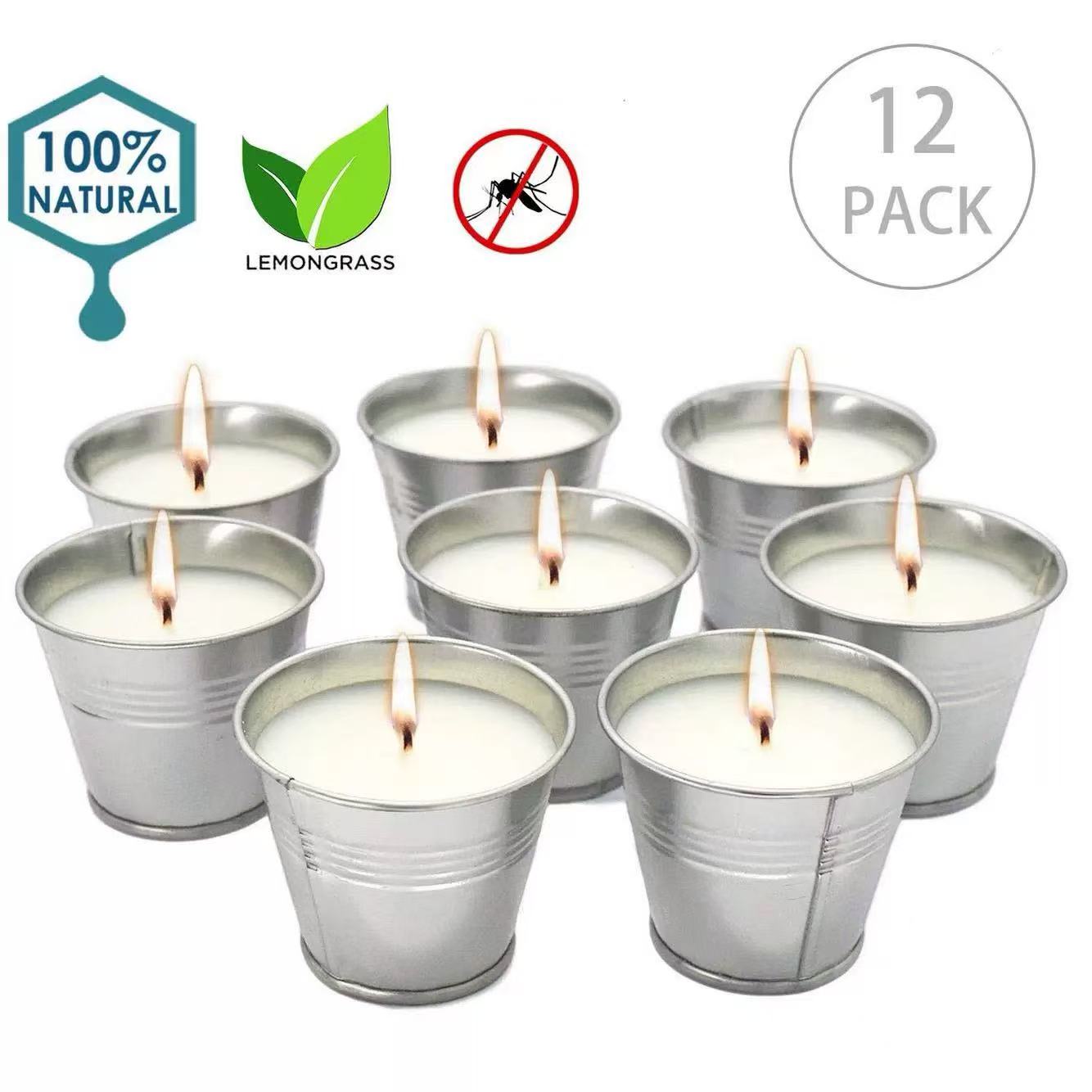 Small Bucket Citronella Candles