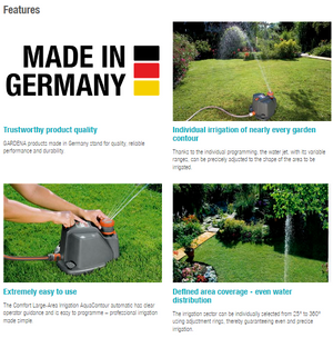 Gardena Comfort Large-Area Irrigation AquaContour automatic Garden Plus