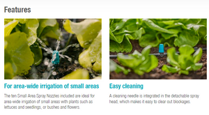 Gardena Small Area Spray Nozzle 13316 Garden Plus