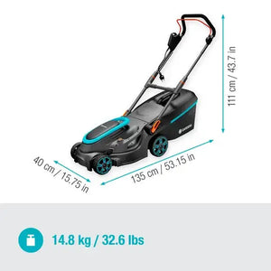 GARDENA Electric Lawnmower PowerMax 37/1800 G2 14637-20 — image 2|GARDENA 電動割草機 PowerMax 37/1800 G2 14637-20・圖片 2