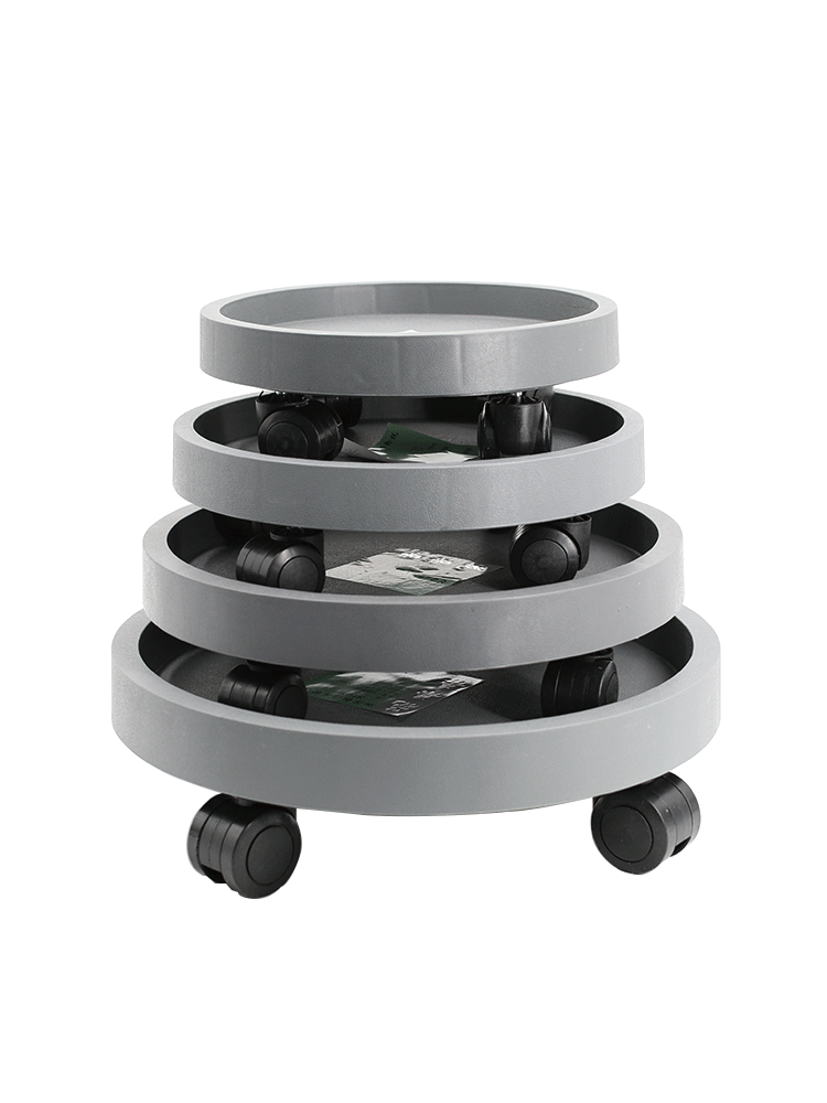 重型花盆推車,附 360° 旋轉輪