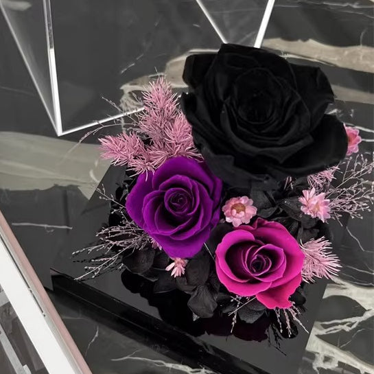 Preserved Flower Mini Square Box Collection