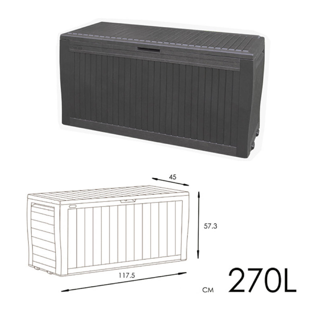 Keter Comfy 270L Outdoor Deck Box