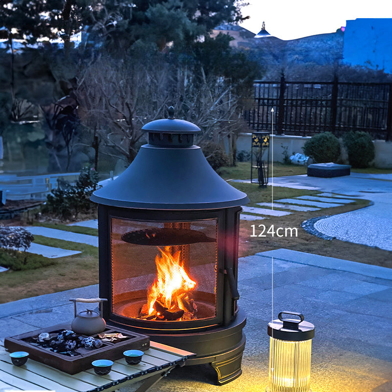 Dual-Purpose Fire Pit & Grill
