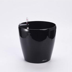 Leizisure Self-Watering Round Planter Garden Plus