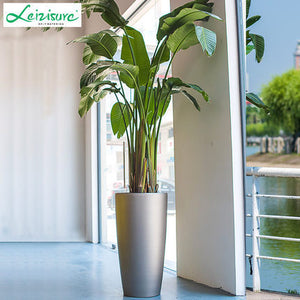 Leizisure Self-Watering Planter High- Cylinder Garden Plus