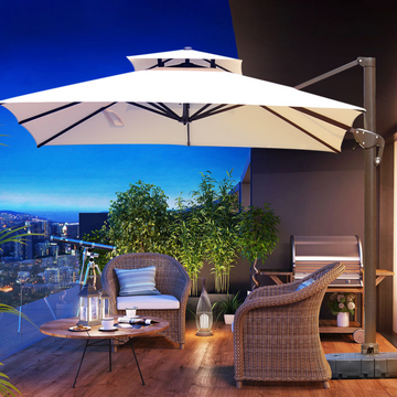 Modern Patio Umbrella With Water Base Garden Plus