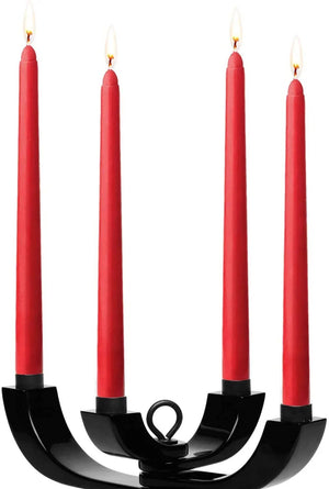 Red Taper Candles 10 Inches Tall Garden Plus
