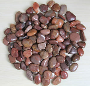 Red pebbles Garden Plus