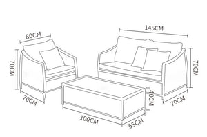Sofa set No.4 Garden Plus