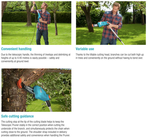 Gardena Telescopic Pruner TCS 720/20 ready-to-use Set Garden Plus