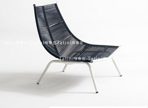 Rattan Woven Recliner Garden Plus