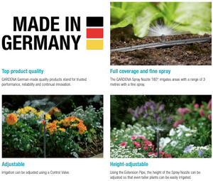 Gardena Spray Nozzle 180° Garden Plus