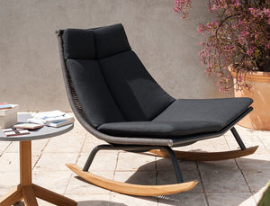 Rattan Woven Recliner Garden Plus