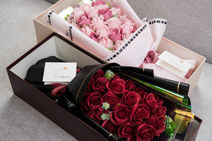 Romantic Soap Rose Flower Bouquet Garden Plus