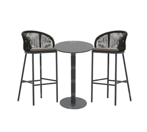 Rattan Leisure Chair Bar Set Garden Plus