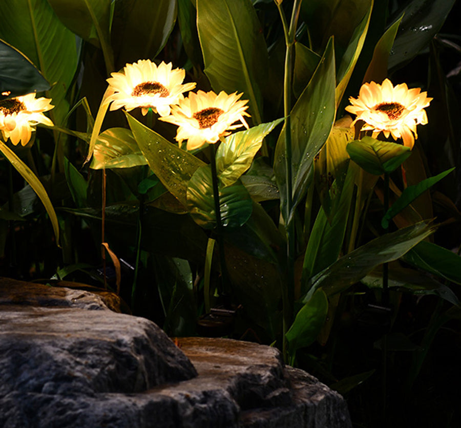 Solar Sunflower Light Garden Plus