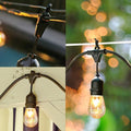LED Outdoor String Lights - 48Ft Garden Plus