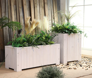 Outdoor Wood Flower Box Garden Plus