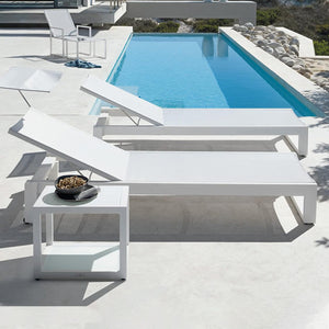 Modern Sun Lounger Garden Plus