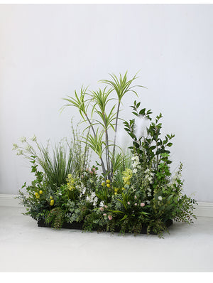 Simulation Dragon Blood, Sago Cycas , Dracaena Marginata Plant Decoration Pieces Garden Plus