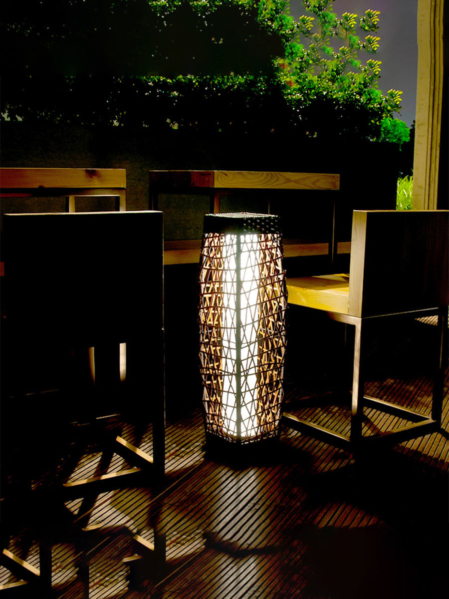 Solar Rattan Lawn Lamp Garden Plus