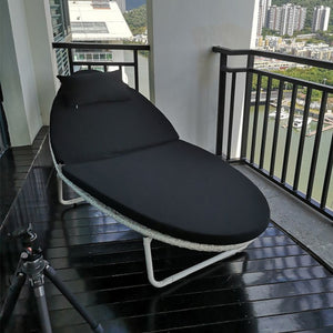 Rattan Lying Bed Garden Plus