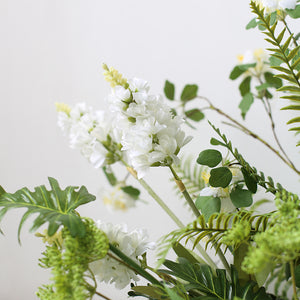 Simulation Flower and Grass Partition Planter Decoration Piece Garden Plus