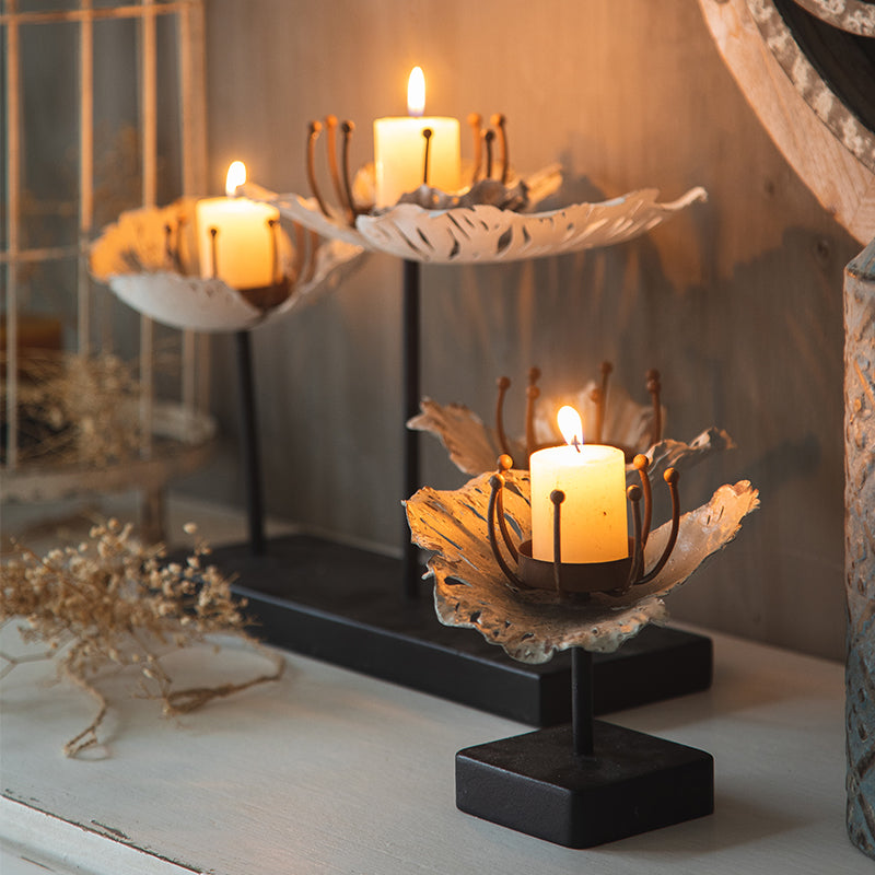 Retro Home living Candlestick stand Garden Plus